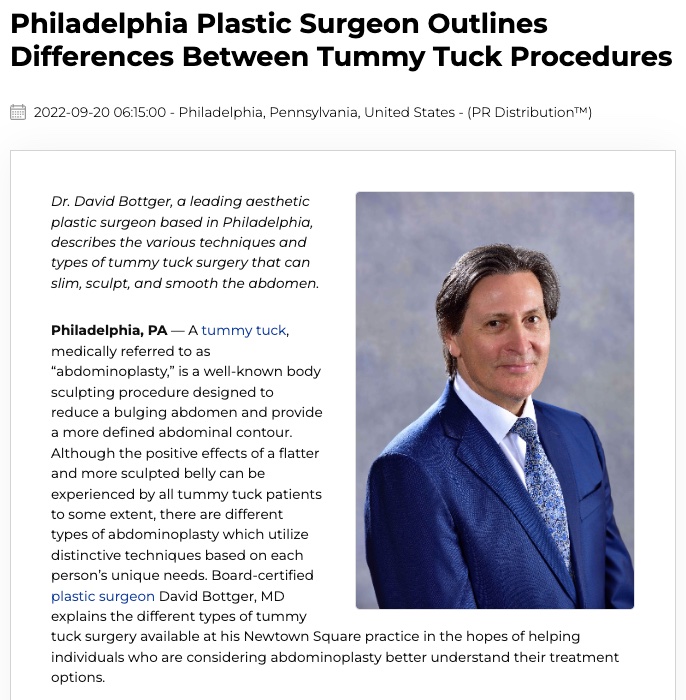 Philadelphia Plastic Surgeon Explains Tummy Tuck Options